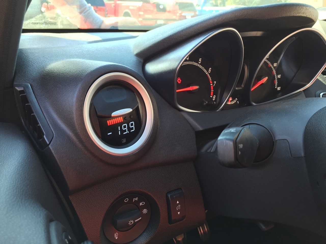 P3 Gauges Wskaźnik ciśnienia doładowania Ford Fiesta MK7