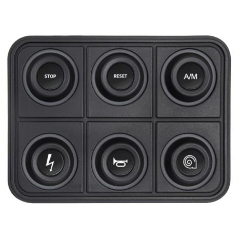 ECUMASTER Panel (klawiatura) CAN 6-przyciskowa wersja RGB